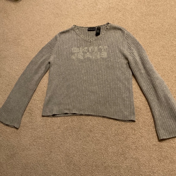 size L, bust up to 40” inches, dkny sweater - Picture 1 of 8